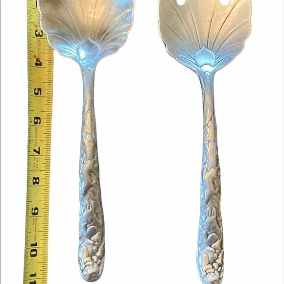 Vtg ARTHUR COURT Salad Serving Set Bunny 1990 - Picture 5 of 5